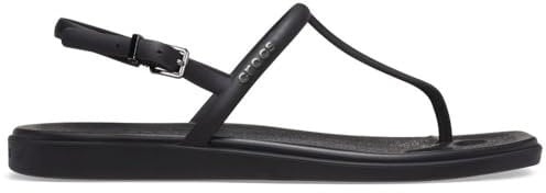 Crocs Donna Miami Thong Flip Infradito, Black, 38/39 EU