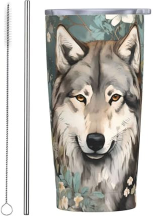 Vasos personalizados, tazas de acero inoxidable personalizadas de 20 onzas, taza de café de viaje aislada con tapa y botella de agua con pajita, regalo personalizado para familiares y amigos,