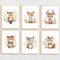 Generic 6 Affiches Bébé Animaux de la Forêt Decoration Murale Boho Tableau Chambre Enfant 21x30 Poster Safari Toile Fille Garcon Cadeau SANS CADRE