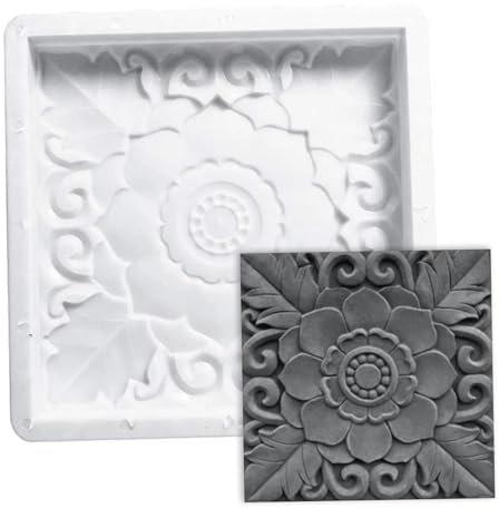 Moules de béton, Moule à Pavage carré Mélange en béton Moule en béton Pratique de Pierre pour la passerelle Pavement