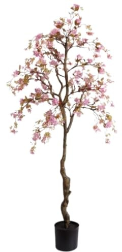 JYARZ Artificial Tree Artificial Begonia Tree Faux Plastic Plant For Indoor Outdoor Home Office Decor Artificial Plants for Office (Color : A, Size : 160cm)