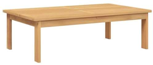 Table de Jardin vidaXL 100x60x30 cm, Bois d'acacia, Rustique, Picnic Table, Marron/Marron Clair