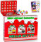 Hello Kitty Calendrier de l'Avent compte à rebours jusqu'à Noël – Calendrier de l'Avent 2024 Hello Kitty 2024 avec figurines Hello Kitty et amis | Coffret cadeau de vacances Hello Kitty pour enfants,
