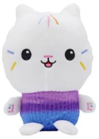 Gabby's Cake Katzenspielzeug Süßes Cupcake-Katzen-Plüschtier Kuschliges Gabby’s Kuchenkatzen-Spielzeug Superweiche Plüschkatze Kinderfreundliches Kuscheltier Geschenk für Reisen und Zuhause 22cm