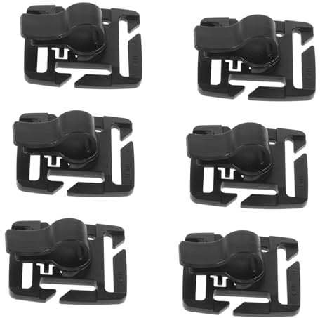 KOMBIUDA Hydration Pack Water Tube Clamp 10 Pack Water Hose Holders Rotating Multi-functional Hook for Backpacking