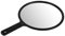 CRILSTYLEO Miroir À Main Rond pour Salon De Coiffure Portable Facile À Utiliser Poignée