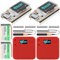 2 Pack ESP32 LoRa V3 Development Board with 863-928MHz Antennas + 3000mAh Battery + Meshtastic Case, ESP32-S3 CP2102 Integrated WiFi Bluetooth OLED Display for Arduino LoRaWAN IOT (N32 Version, Red)