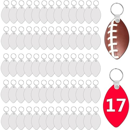 Zkydhbd Juego de 40 llaveros de metal de transferencia térmica para casco, camisa, llavero con colgante para cumpleaños, Navidad, casco, camisa, llavero de transferencia térmica, talla única, como se