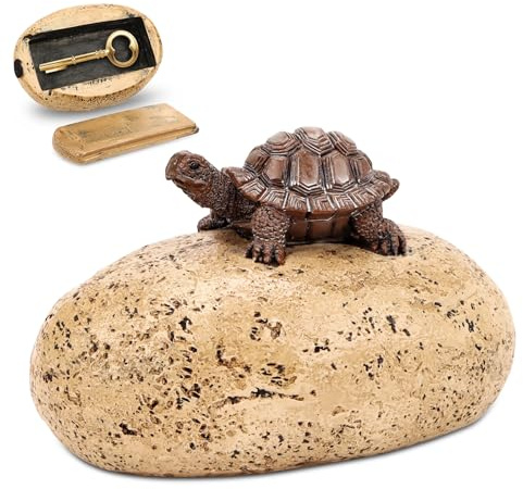 Escondite para llaves de exterior, piedra con compartimento secreto, escondite secreto, llave geocaching escondite, ideal para guardar llaves de repuesto