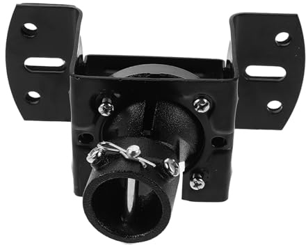 Baluue Ceiling Fan Support Bracket Metal Sloped Ceiling Fan Mount Adapter Kit with Canopy Installation Accessory Hanging and Repair