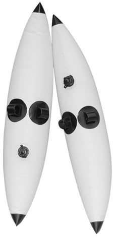 Fxzqgnh 2 Pezzi Galleggiante Stabilizzatore Kayak Facile da Montare Tubi di Equilibrio Gonfiabili Portatile Galleggiante Stabilizzatore per Pesca, Bianco