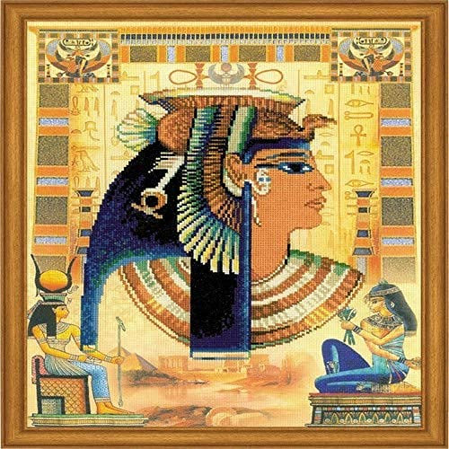 Riolis Cleopatra Cross Stitch Kit, Baumwolle, Multi-Color, 30 X 40 X 0,1 cm