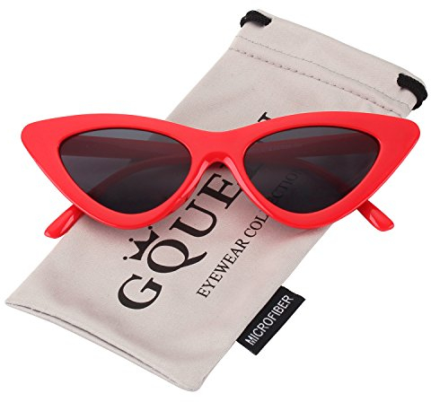 GQUEEN Occhiali da Sole da Donna Vintage a Gatto Protezione UV400