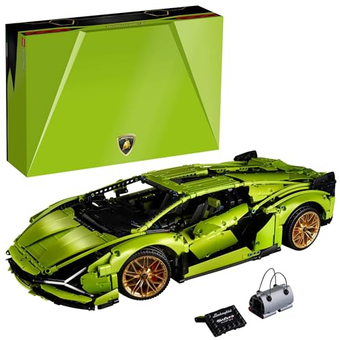 LEGO Technic Lamborghini Sián FKP 37 (42115), Model Car Building Kit for Adults, Build and Display This Distinctive Model, a True Representation of The Original Sports Car, New 2020 (3,696 Pieces)