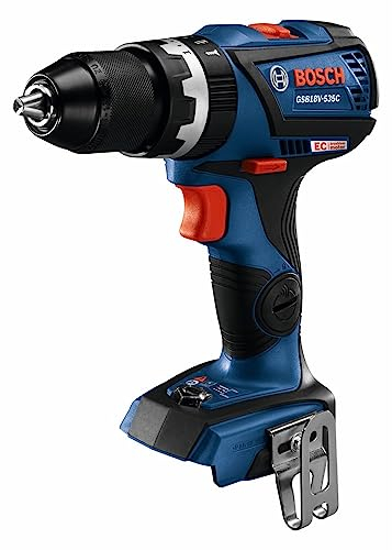 BOSCH GSB18V-535CN 18 V Ec sin escobillas Connected-Ready compacto resistente 1/2 pulgadas taladro de martillo/destornillador (herramienta desnuda)