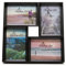 Smiling Art Bilderrahmen Fotorahmen Collage für mehrere Fotos, Foto Collage aus MDF Holz mit Glas (Schwarz, 4x10x15 cm)