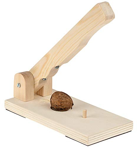 matches21 HOME & HOBBY Schiaccianoci fai da te in legno, per bambini a partire dai 11 anni in su, kit di montaggio con istruzioni per il montaggio (lingua italiana non garantita)