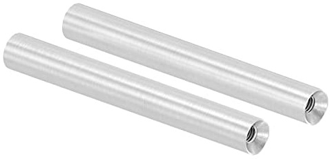 Stift | Maße: 100x12 mm | mit 2 Innengewinde: M6x15 mm | V2A