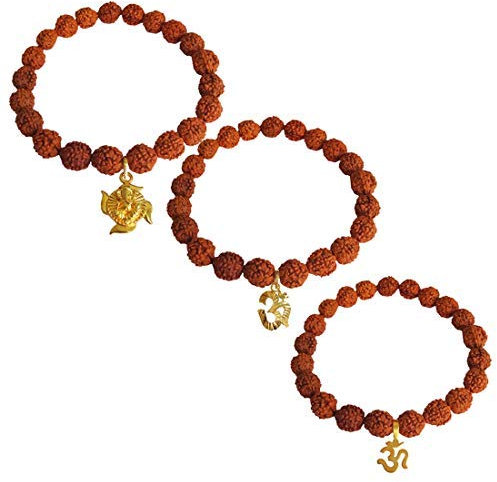 Aport Presents Lord Ganesha Swastikcharm Rudraksha Armband Combo Für Männer & Frauen #Aport-2664