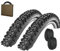 Schwalbe MTB Reifen Black Jack HS407 26x2.00 | 50-559 mit AV Schlauch [ 2 STÜCK ]