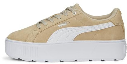 PUMA Damen Karmen Turnschuhe, Granola Puma White Puma Silver, 42 EU