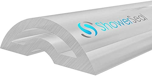 Shower Door Threshold Rubber Strip for Bath Screens and Shower Screens (Clear, 2000mm)