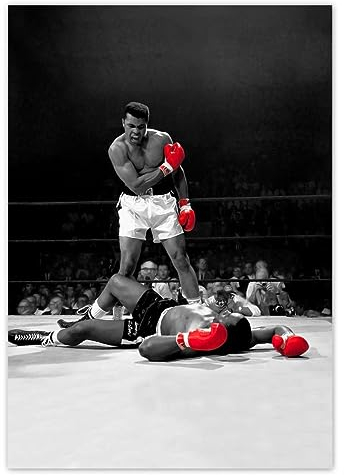 Foto-Poster, Wanddekoration, 70 x 100 cm, Muhhamad Ali Boxer Nr. H4667M_PL1AB