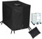 IBC Tank Abdeckung Wasserdicht 1000l, Abdeckplane Regentonne,120x100x116cm, Abdechaube für Regenwassertank Outdoor IBC Container Abdeckung, 420D Oxford Schutzhülle IBC Abdeckung