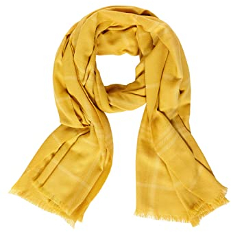 CECIL Damen 124 Schal, Curry Yellow, A