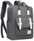 KONO Schulrucksack Unisex College Rucksack Leichte Schultasche Casual Tagesrucksack College Reise Business für Männer Frauen Jungen und Mädchen passt 13 Zoll Laptop(Grau)