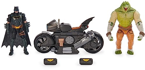 Batman - Batcycle with 10 cm Killer Croc & Batman (6067444)