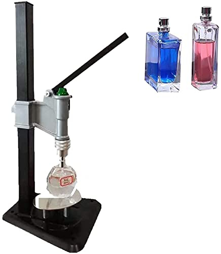 Manual Perfume Capper, 13-15MM Hand Held Crimper Vial Sealer, Stainless Press Capping Machine, Height Adjustable Bottle Crimping Machine, Perfume Sealing Tool for Perfume Bottles, Plastic Cap