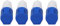 4Pcs Spina Industriale 3 Pin 220‑250V 16A IP44 Prese di Ricambio Impermeabili Presa Industriale Connettore per Officina Campeggio Sport Outdoor
