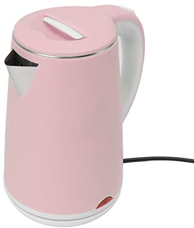 Qcwwy Hot Water Boiler Heater, Boil Dry 2000W UK Plug 220V Electric Hot Water Kettle for Tea (Pink)