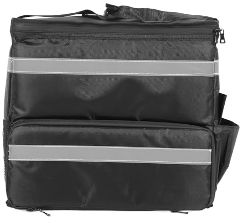 Lebensmittel-Lieferrucksack für Pizza, Erweiterbare, Isolierte Hot-Pizza-Taschen mit Wasserdichtem Oxford-Stoff für Lieferung, Fahrrad, Camping, Strand