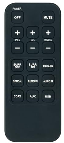 VINABTY New 996510058532 Remote Control Replacement fit for Philips 996510058532 996510059073 HTL2100 HTL2150 HTL2111A HTL2160 HTL2160/12 Remote Controller