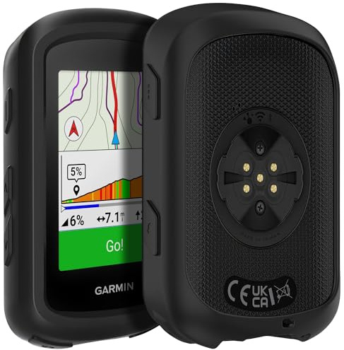 Hülle kompatibel mit Garmin Edge 540/Edge 840 – Schutzhülle aus Silikon Schwarz weicher Schutz PHONILLICO