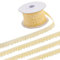 GORGECRAFT 10 Yards Elastische Spitzenborte 13mm Breit Stretch-Kante Dessous-Besatz Blumenmuster Gehäkeltes Gurtband Für Heimwerker Nähen Kleidung Geschenkverpackung Hochzeitsbedarf Zitronengelb
