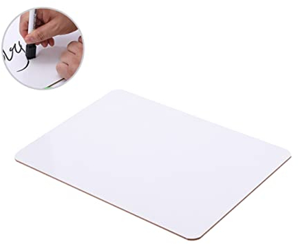 NUOBESTY 4 Stück Mini-Whiteboards whiteboard kinder whiteboard für kinder kleine weiße Tafel Whiteboard für Studenten schreibtafel kinder trocken abwischbare Tafeln Haushalt einstellen