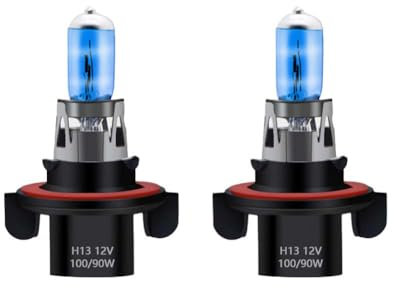 SOFOC-H13/9008 Halogen Automobil Scheinwerfer Nebelscheinwerfer Doppelstrahl Lampe P26.4T 12V 100/90W Weiß Super Hell 2Stk