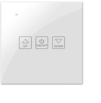 Interruptor de control de voz manos libres para ventilador de techo, interruptor táctil inteligente Wifi con función de control remoto