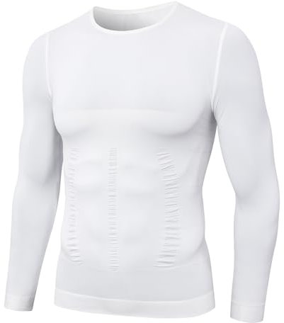MEETYOO Herren Kompression Tank Top/Langarm Shirt Shapewear Unterhemd Männer Sport Shirt Muskelshirts Fitness Workout Schnelltrocknend Atmungsaktiv
