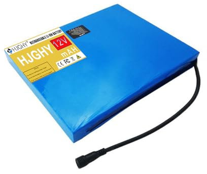 HJGHY 12.8V Solar Street Light Lithium Battery 12V 10AH 15AH 21AH 30AH Photovoltaic LiFePo4 Battery LED Street Light Flat Battery,12.8V,20Ah