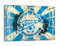 DEQORI Glasbild Echtglas | Motiv Wappen FC Zenit | horizontal einteilig 90x60 cm | schöne Dekoration | Wandbild für Wohnzimmer, Schlafzimmer, Flur & Küche | moderne Wanddeko