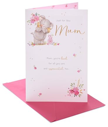 UK Greetings Geburtstagskarte für Mama – bezauberndes Elefanten-Design