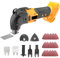 Oscillating Multi Tool Cordless for Dewalt 18V Battery, Brushless Oscillating Tool with 6 Variable Speed, 4° Oscillation Angle for Cutting Sanding Scraping Polishing, 23Pcs Accessories (No Battery)