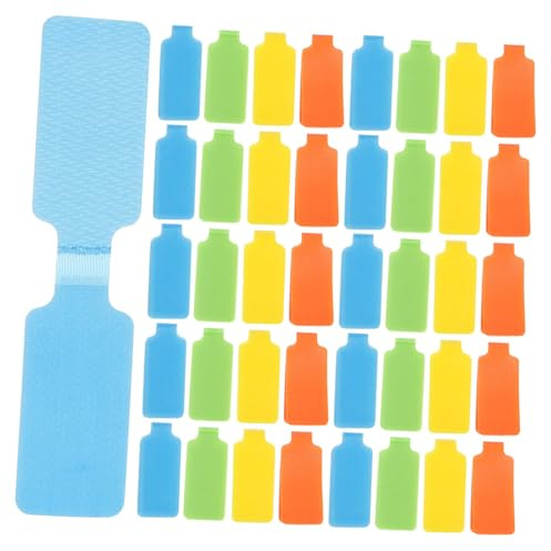 Veemoon 50pcs Nylon Cable Label Tags for Network and Charging Cables Sturdy Wire Identification Tags with Reusable Writable Surface for Electronics Organizing and Classification