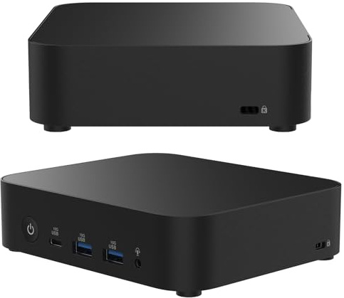 Cutesliving NUC 14 Elite Mini PC compatibile con Intel N97 Quad-Core, 16GB DDR5 RAM, 4K Triple Display, Wi-Fi 6E, design compatto 0.56L per ufficio/digital signage/uso incorporato (16 GB RAM + 2 TB