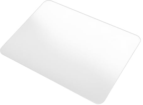 UKCOCO Tapis De Bureau en Verre Transparent 250x200 Mm Grand Tapis De Souris Gaming Stable Et Résistant pour Travail Et Jeu La Maison