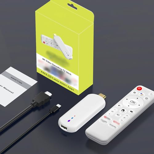 ZDAGELD 4K Streaming TV Stick, Quad-core Cortex-A53-processor, 2GB RAM, Stöder 4K-upplösning, HDAudio-format, 2,4G/5G Trådlös Anslutning, Flerspråksstöd, För Netflix